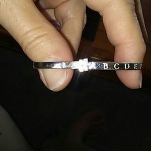 Child's Alphabet Sterling Silver Bracelet (925)